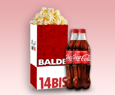 Balde + 2 Refrigerantes 600 ML