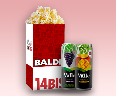 Balde + 2 Sucos Lata