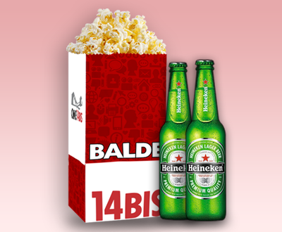 Balde + 2 Heineken