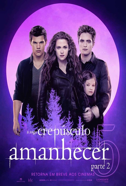 A SAGA CREPÚSCULO: AMANHECER (PARTE 2) – relançamento
